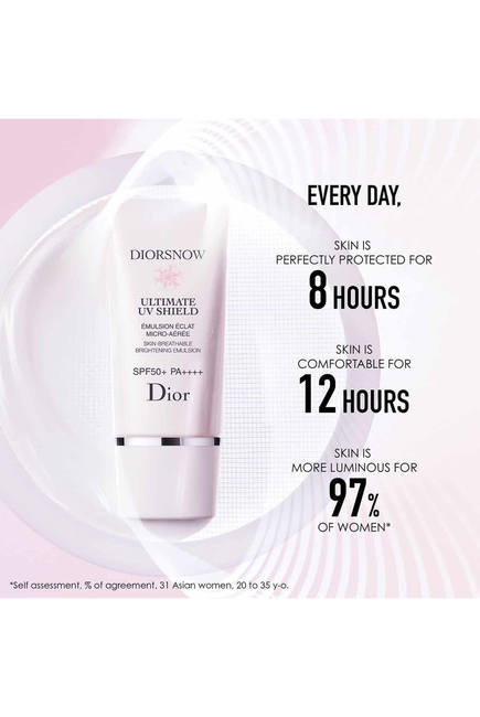 Diorsnow Ultimate UV Shield - Skin-Breathable Brightening Emulsion SPF 50+ PA++++